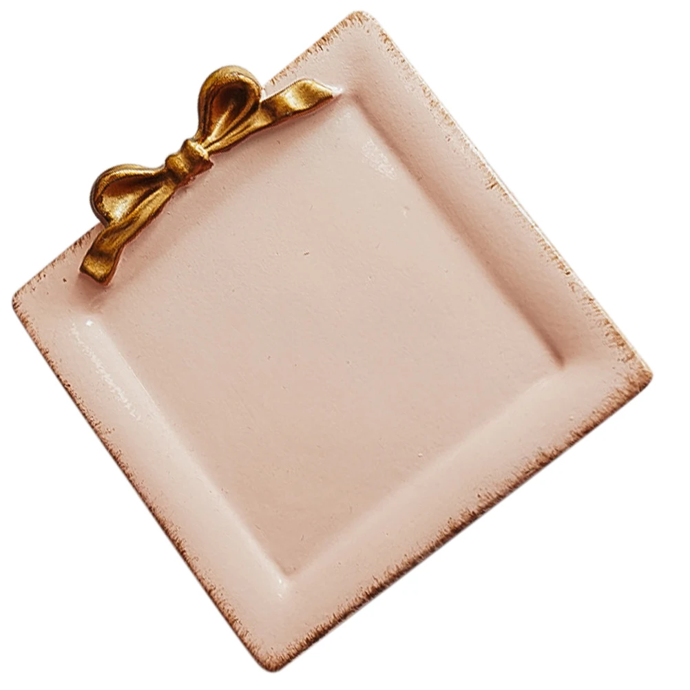 

Resin Tray Jewelry Earring Display Storage Desk nament Photography Prop Smooth Desktop nament Surface Unique Shape Gifts