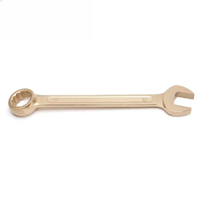 Safety non sparking 27mm 32mm aluminum bronze hammering spanner non-sparkling tools combination wrench