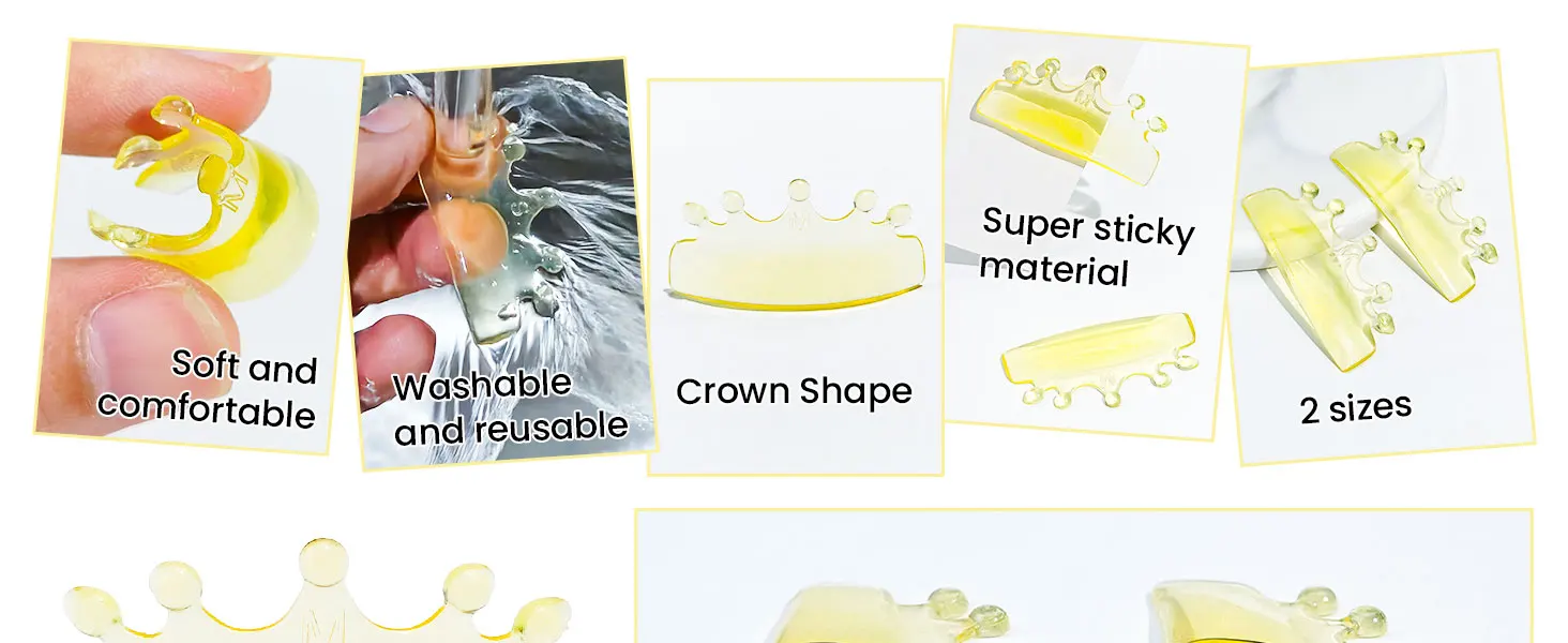 PERMANIA Silikon-Wimpernperm-Pads, weichmachende und hebende Wimpernstäbchen, selbstklebend, 3D-Wimpernzange, Zubehör, Make-up-Tool – Detail 2
