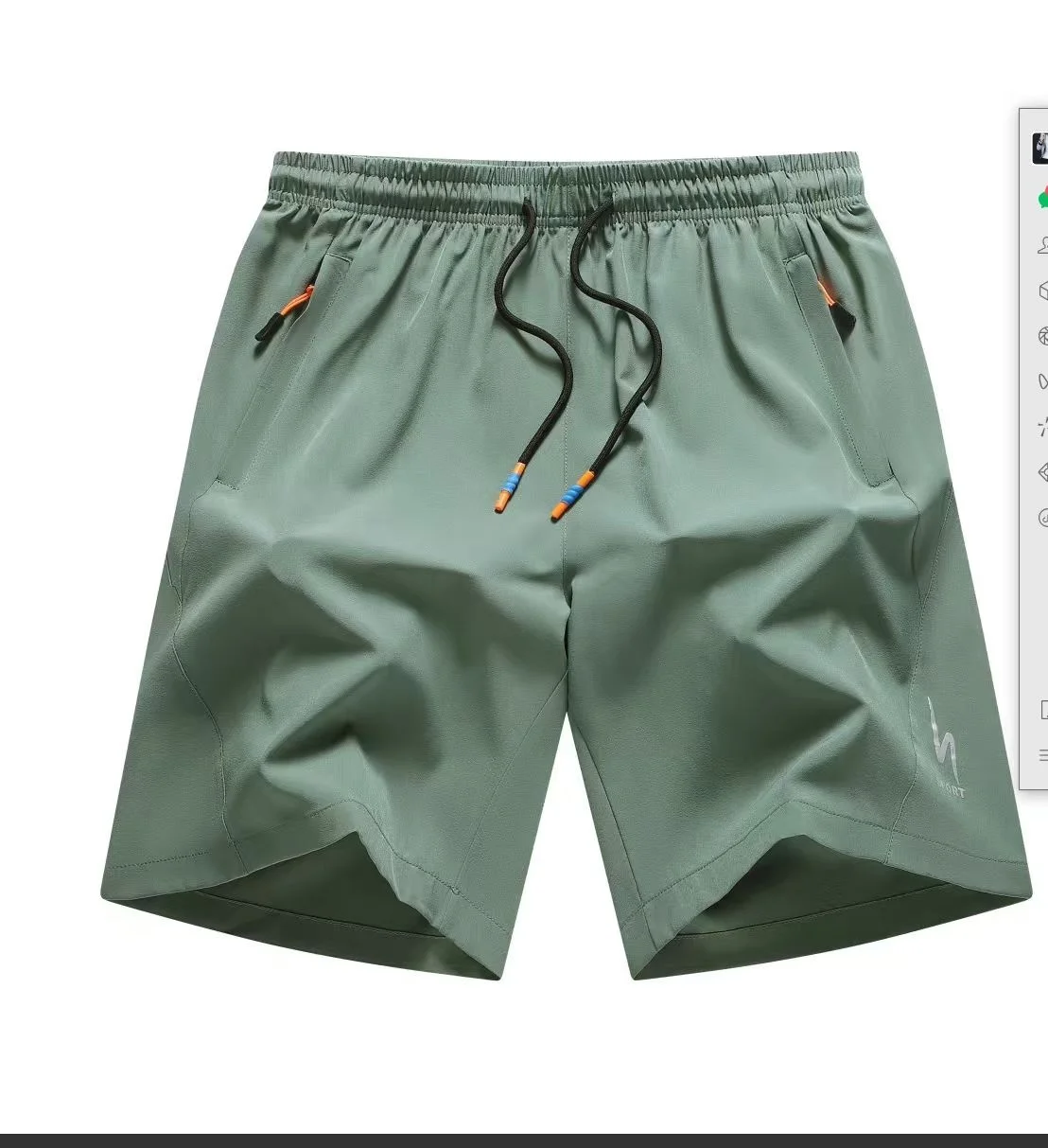 Topkwaliteit zomersportshorts voor heren, nieuwe comfortabele kleding met elastische taille, ademende korte broek voor heren