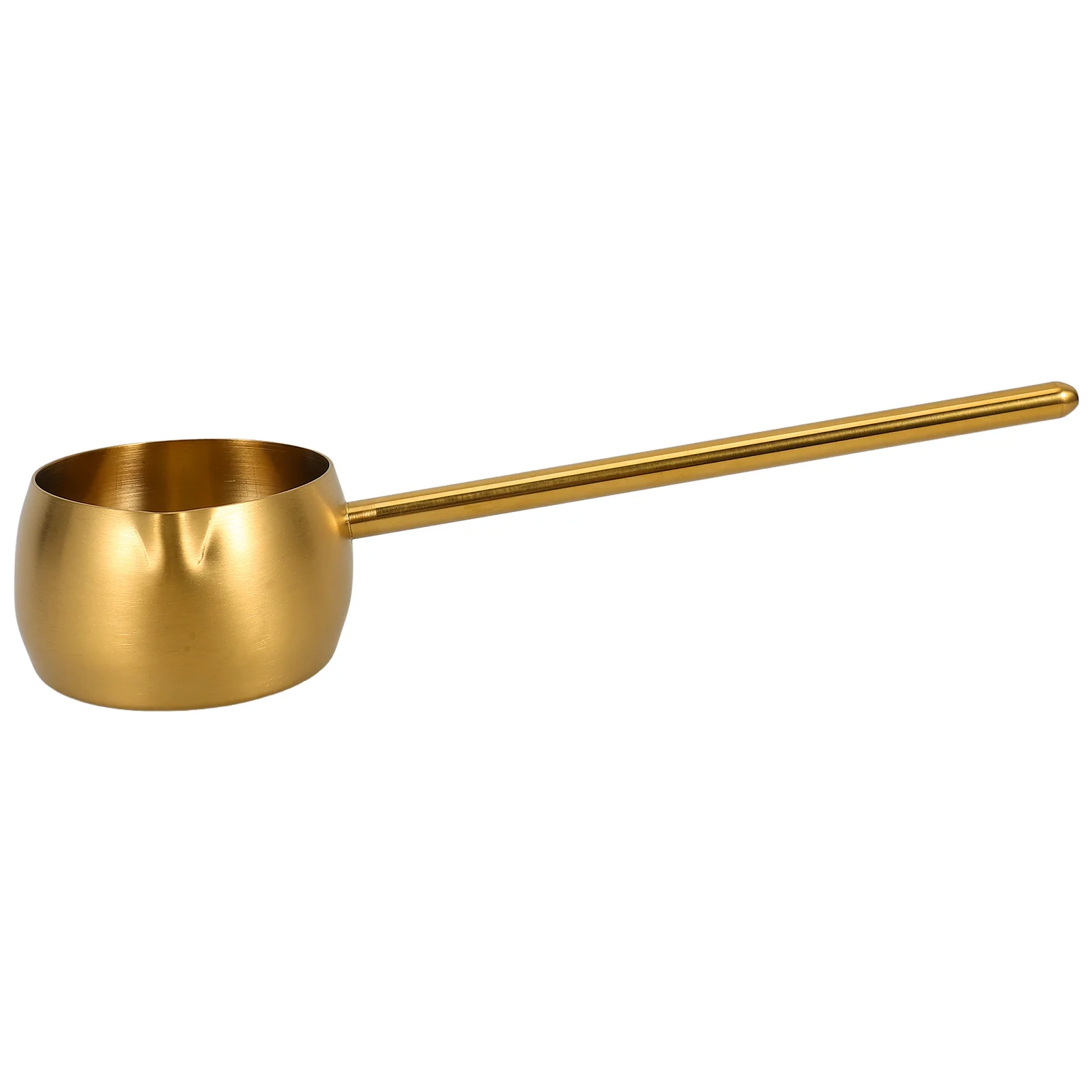 مغرفة زيت من الفولاذ المقاوم للصدأ 250 مللي ملعقة شوربة قحافة مياه مقبض طويل مغرفة معدنية مقاومة للاهتراء للاستخدام في المطبخ والمطعم #4