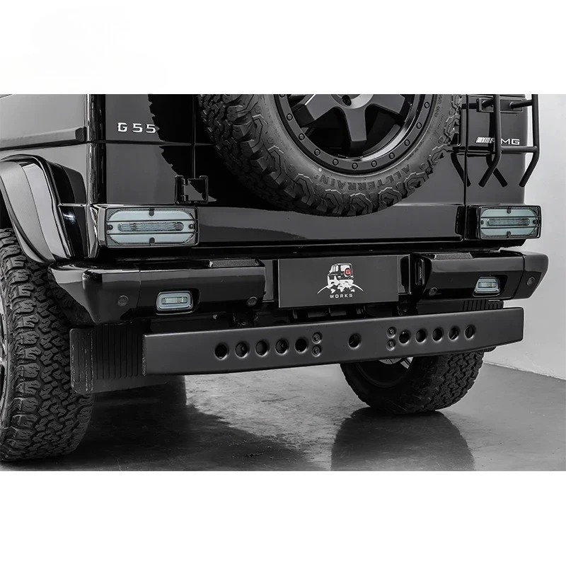 For Mercedes G Class W463 4x4 Style Rear Guard Rear Bumper Protect Rear Bull Bar 4x4 Black Exterior Parts G500 G63 view 3
