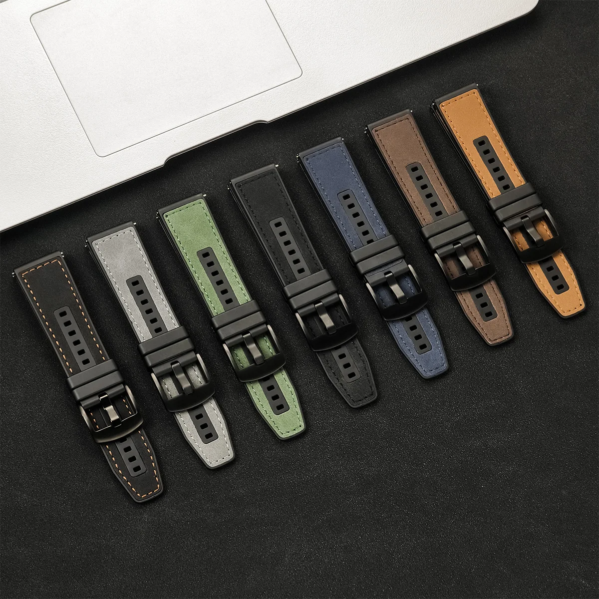 Pop 22mm Leather Strap For Huawei Watch 5 4 Pro Band Ultimate GT5/4/3/2e/2 Pro 46MM Bracelet For Huawei Honor Watch Magic Wristb