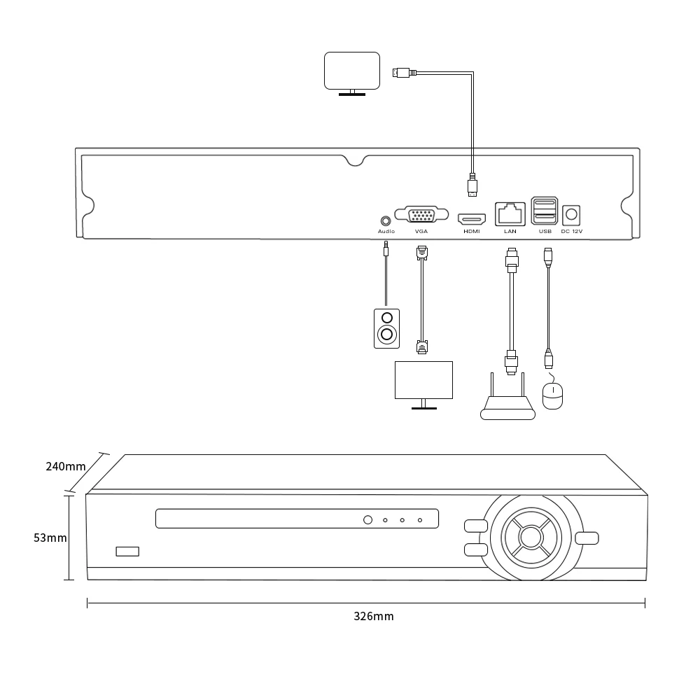 Imagem -05 - Xmeye-gravador de Vídeo em Rede Câmera ip Kit Sysem de Segurança P2p Xmeye Pro Nvr H.265 Mais Hdd Gravação 24 4k 32ch