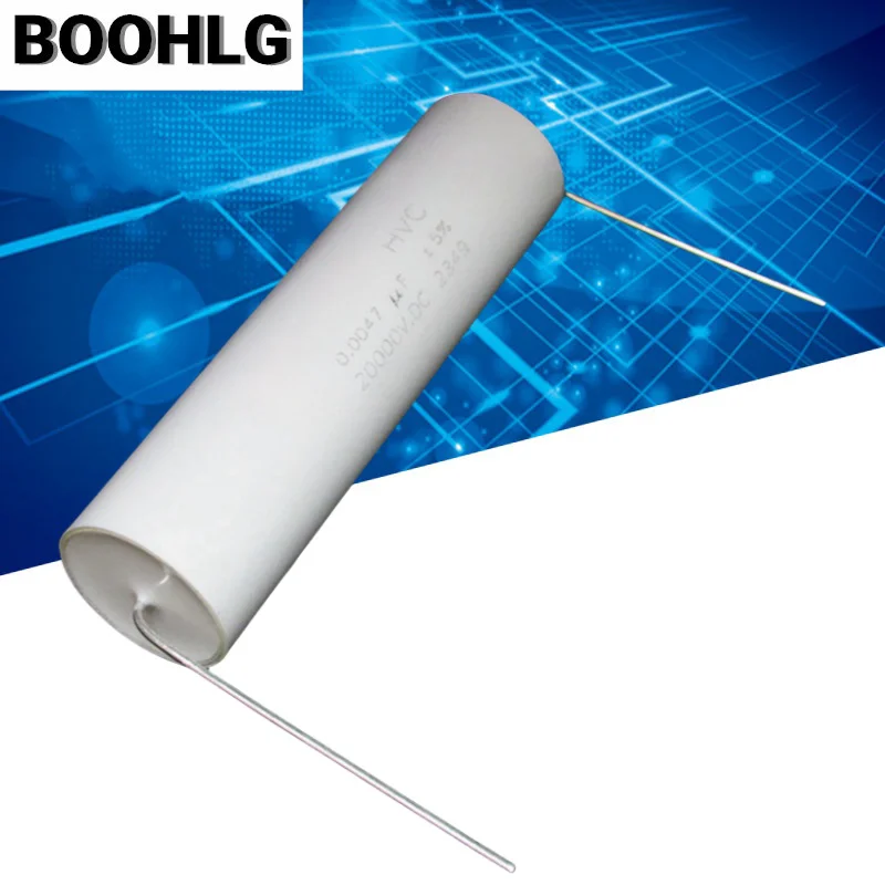 

1 шт. 0,0047 мкФ 20000 В 4700PF 20 кВ постоянного тока 8000 В переменного тока 472 20 кВ тонкопленочный конденсатор высокого напряжения