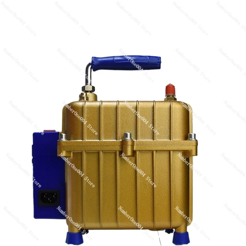 Vacuum Pump AC Leak Detection Tool Auto Air Conditioning Refrigerant Charge Evacuation Dual Use