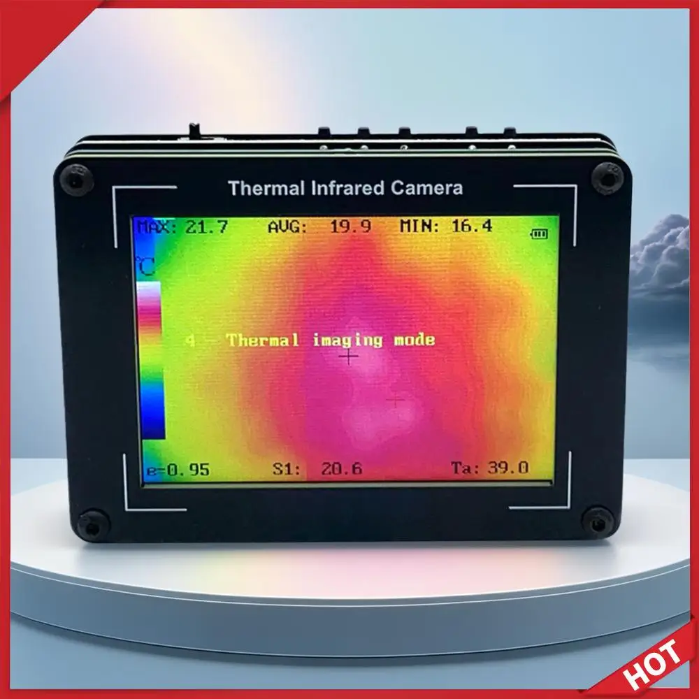 

3.5 Inch Thermal Imaging Camera -40-450℃ Measurement 32x24 Pixel Thermal Camera for Inspection Electrical/Mechanical Building