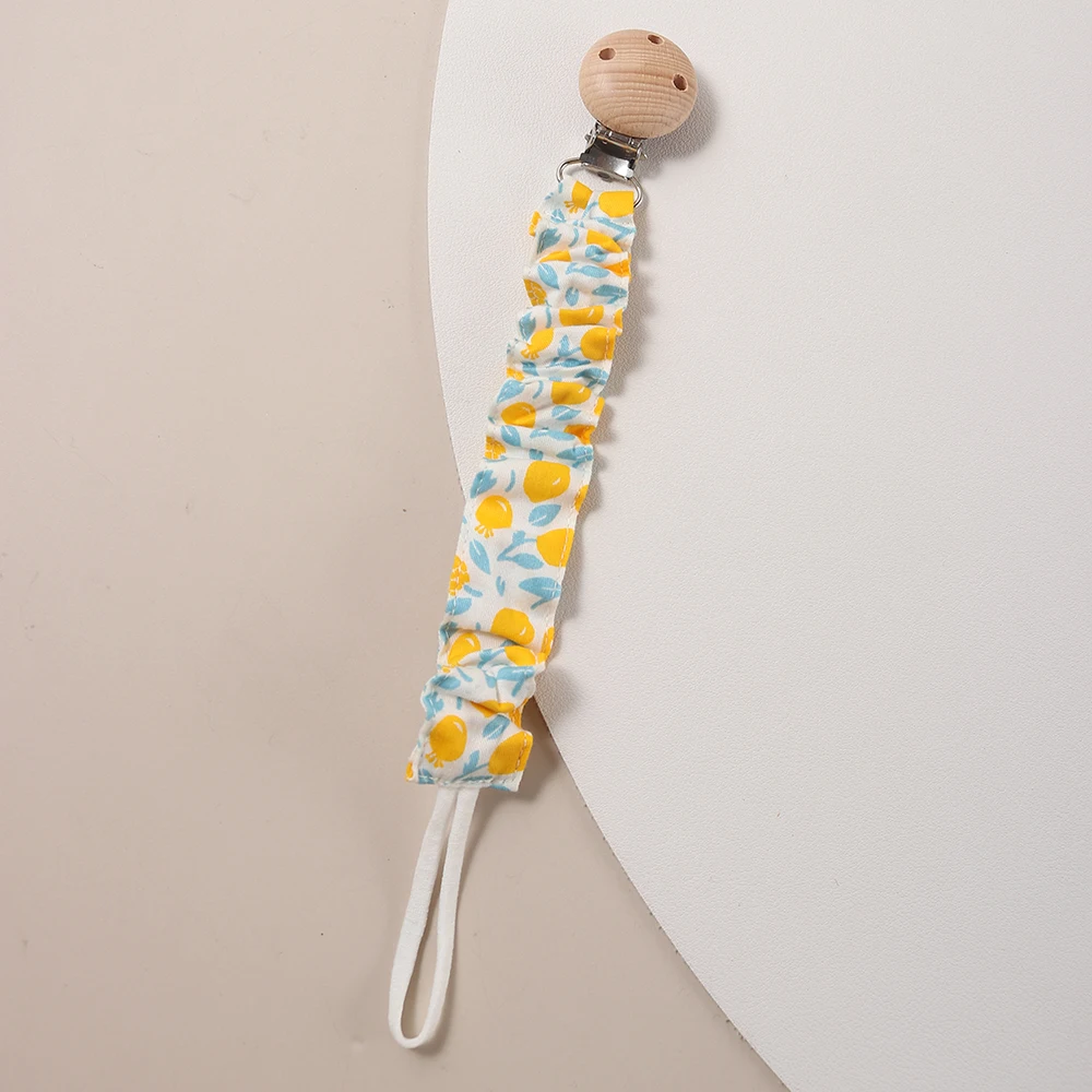 Fabric Pacifier Clip, Stylish & Soft Pacifier Holder
