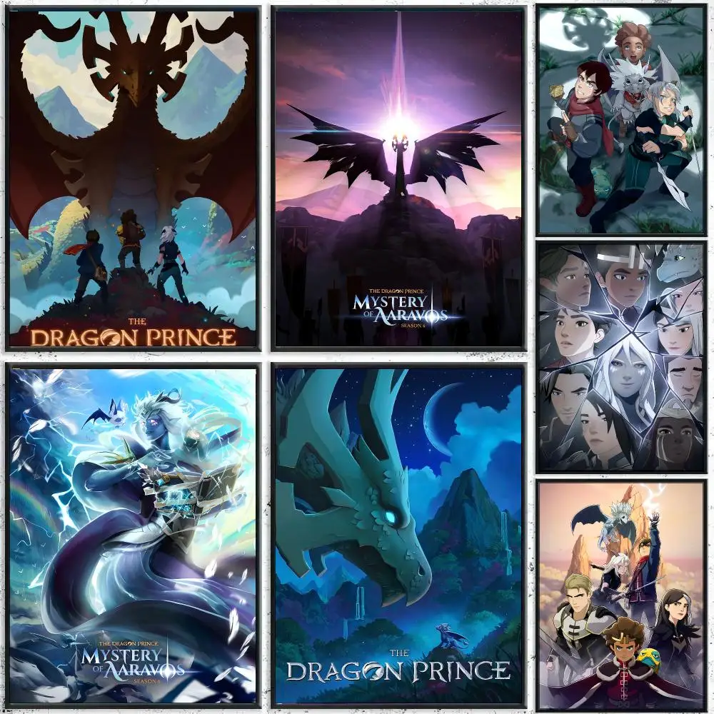 2018 Movie The D-Dragon Prince Poster Perfect Sticker Self Adhesive for Office Home Theater Wall Art Decor Fancy Gift