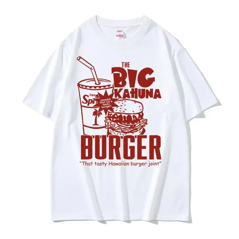 Famous Director Quentin Tarantino Movie Pulp Fiction T-shirt The Big Kahuna Burger That Tasty Hawaiian Burger Joint Print Tshirt