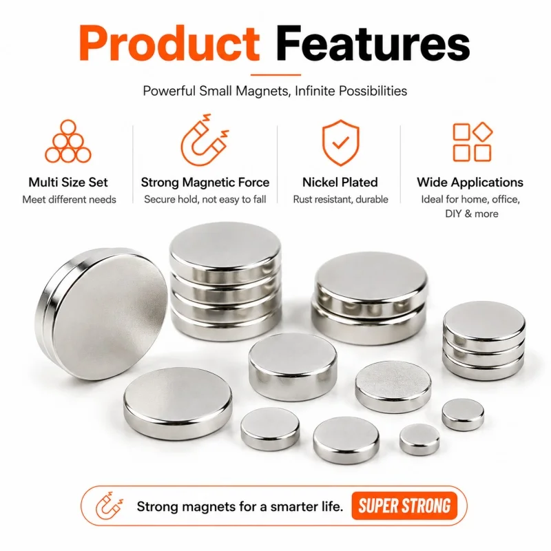 4x2 5x3 6x3 8x2mm Powerful Neodymium Magnet N35 NdFeB Strong Permanent Magnetic Imans Multi-Use for DIY Crafts 3d Miniatures