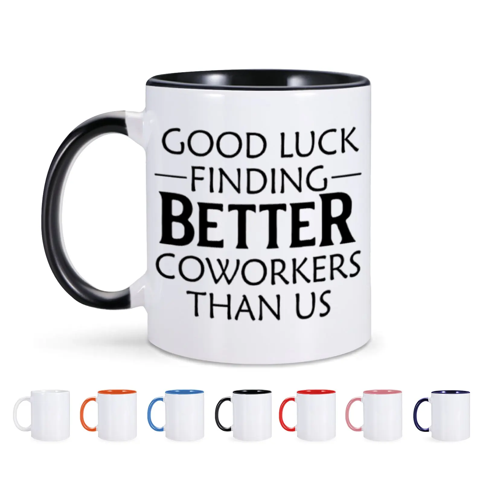 Farewell Gift Coffee Mug Funny Milk Tea Cup Ceramic Mug Best Creative Gift Idea for Office Resigned Coworker Colleague Drinkware