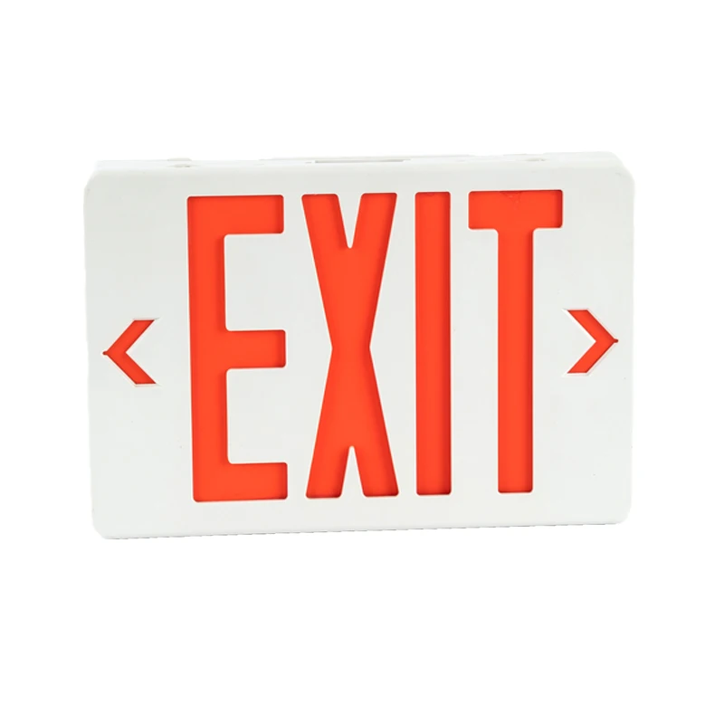 LED Exit Sign Ac110v/220V สีแดงสีเขียวทางออกฉุกเฉินไฟเพื่อความปลอดภัยคำเตือนโคมไฟสำหรับหลอดไฟโรงแรม mall School