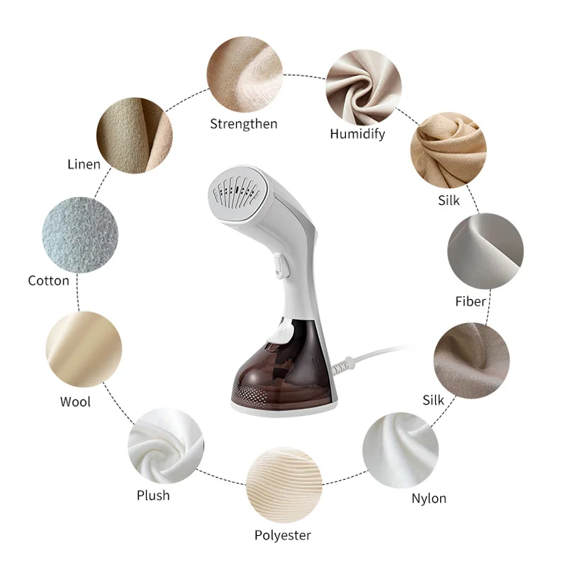 إزالة التجاعيد العميقة آلة تنظيف الملابس بالبخار يده المنزل 1500 واط باخرة محمولة للملابس 250 مللي خزان المياه السفر النسيج باخرة #5