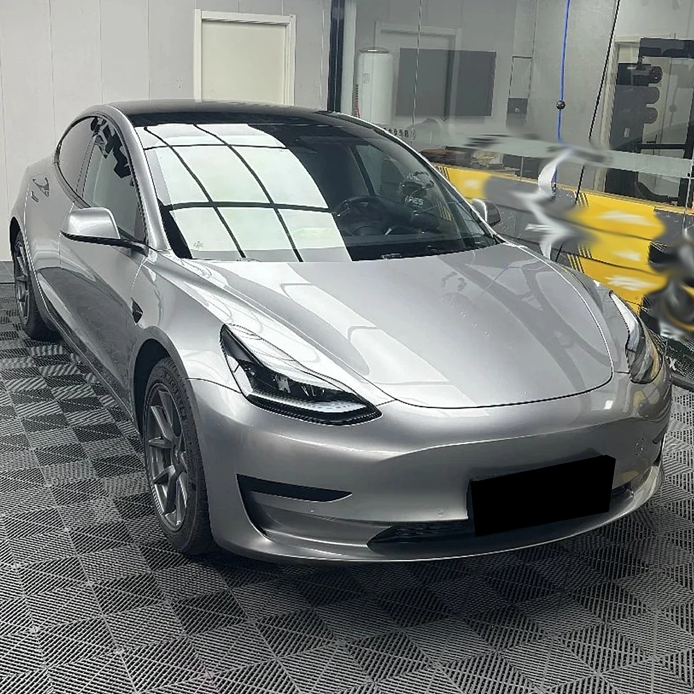 

Для Tesla Model 3 2020-2023: Пленка PPF для защиты кузова, предварительно вырезанная, цвет «Дистанционный горный серый», ПВХ, для самостоятельной оклейки, изменение цвета, виниловая пленка-обертка