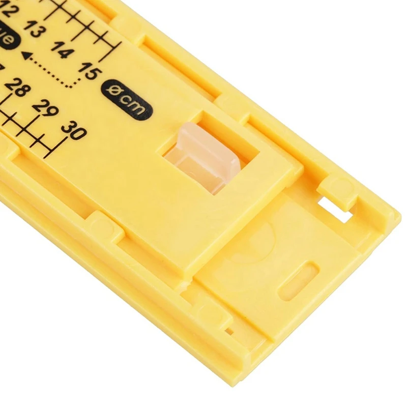 เครื่องตัดวงกลมสําหรับกระดาษกระดาษแข็งงานฝีมือหนังยางพร้อมฝาปิดนิรภัยสีเหลือง