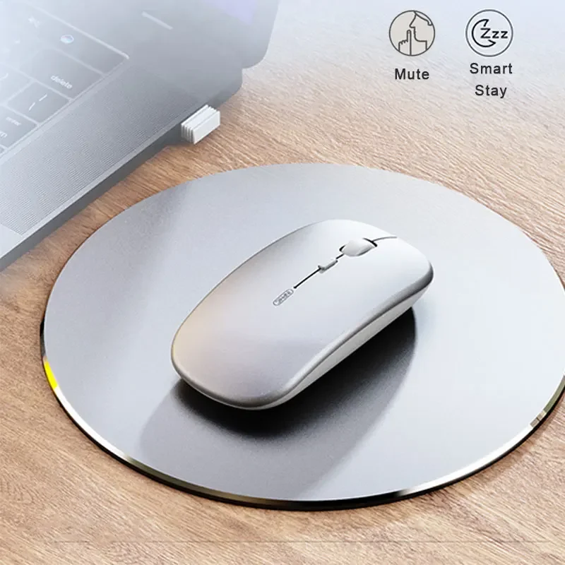 

Rechargeable Wireless Mouse Silent Power Display Adjustable DPI Smart Stay Ergonomic Computer Mause For Laptop PC Macbook Office