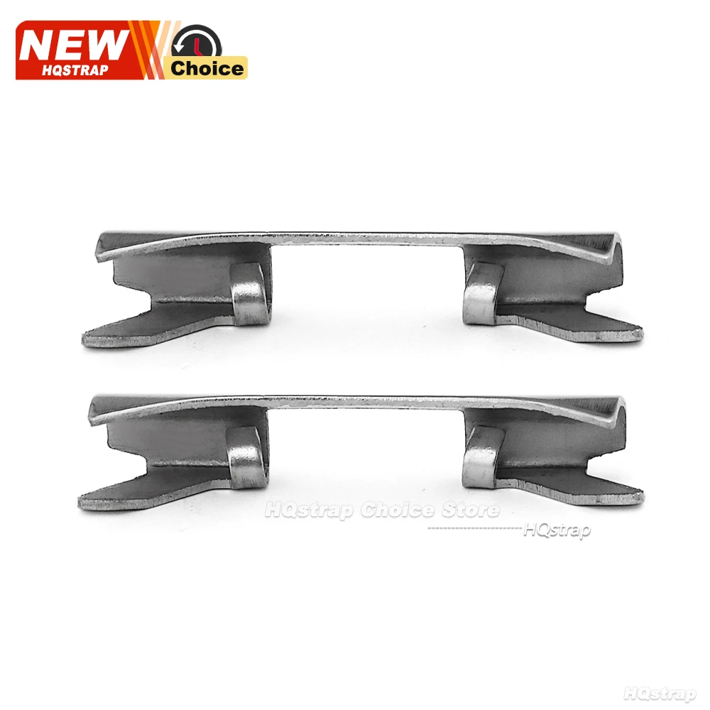 2 قطعة نهاية منحنية مجوفة 18 مللي متر 19 مللي متر 24 مللي متر 20 مللي متر 22 مللي متر ل Seiko SKX009 SKX007 حزام موصل مصقول ماتي الفضة الفولاذ المقاوم للصدأ #4