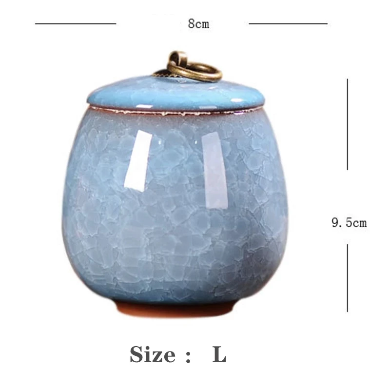 Ceramics Ash Urn Sealed Cremation Funeral Ashes Keepsake Small Animals Pet Dog Cat Memorial Suitable Home Fireplaces Burial