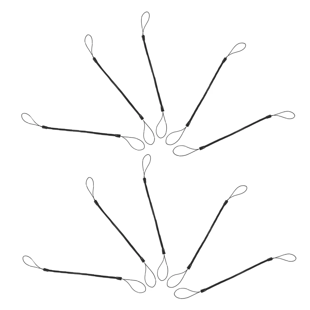 10 Pcs Ring Stylus Retractable Cord Miss Lanyards for Id Badges Touch Nylon Tether Pen