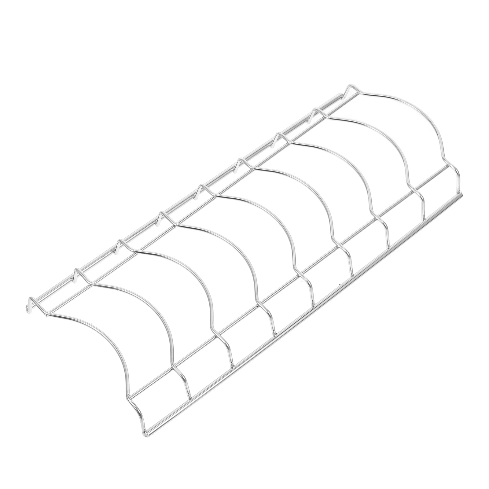 ชั้นวางจานสแตนเลสชั้นเดียว ที่วางจานในครัว ที่คว่ำจาน ที่เก็บจาน ที่วางจานอเนกประสงค์