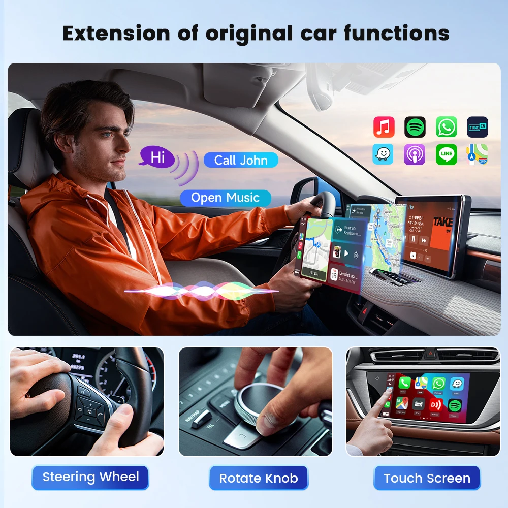 Carlink Car Stereo Wired Carlife To Wireless Android Auto And Carplay USB Adapter X1Ca X2Ca Ai Box Car Play Dongle for Baidu