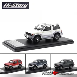 1:43 Mitsubishi Pajero WIDE XR-II 1991 SUV off-road resin model, boys collection decoration toy, children's holiday gift.