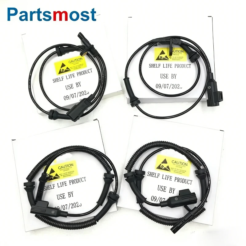 

FRONT REAR ABS SENSOR FOR RANGE ROVER VELAR 2017-2020 JAGUAR F-PACE ANTI LOCK BRAKE WHEEL SPEED WIRES LR090860 LR140695 LR090859