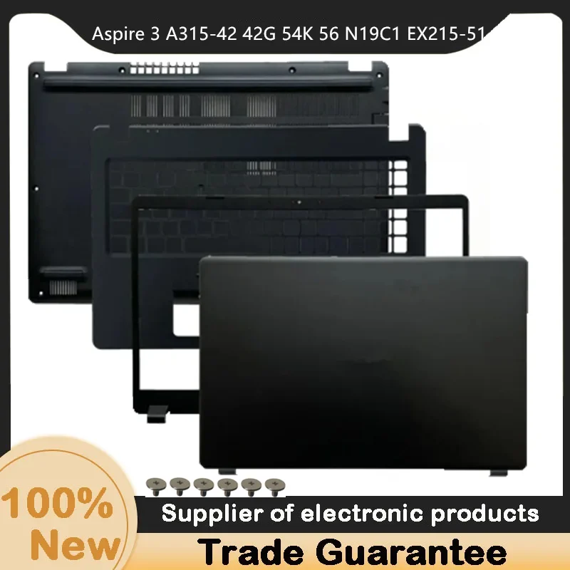 

New For Acer Aspire 3 A315-42 42G 54K 56 N19C1 EX215-51 LCD Back Cover/Front Bezel/Upper Case Palmrest/Bottom AP2MK00011