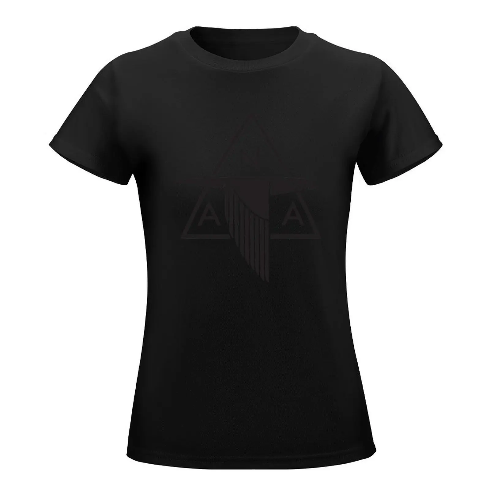 North American Aviation Logo (Black) T-Shirt korean fashion oversized summer clothes tees workout t shirts for Women