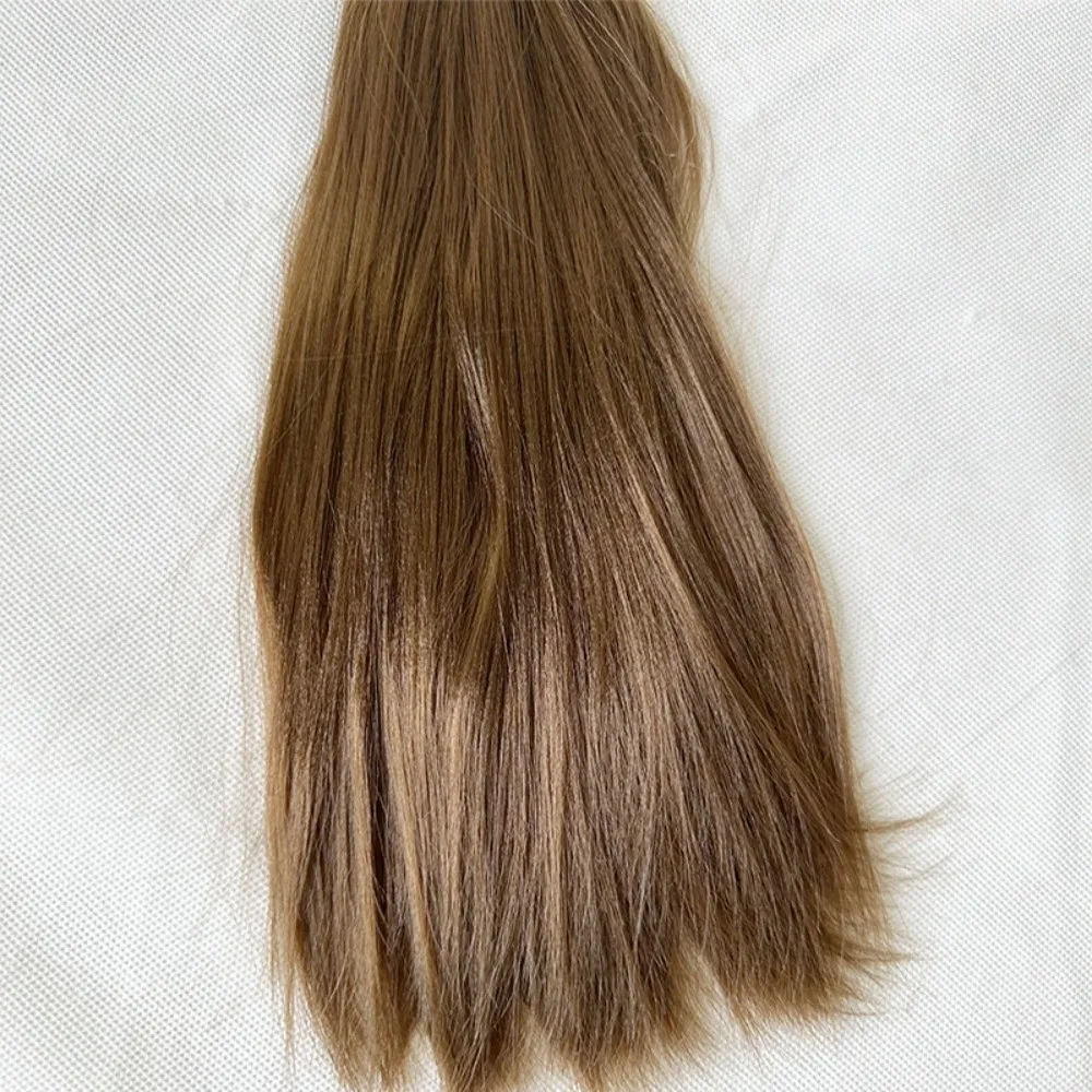 Long Straight Hair Doll Wig Soft Doll Hair Milk Soft Silk Straight Doll Wig 25cm High Quality Doll Synthetic Hair Wig