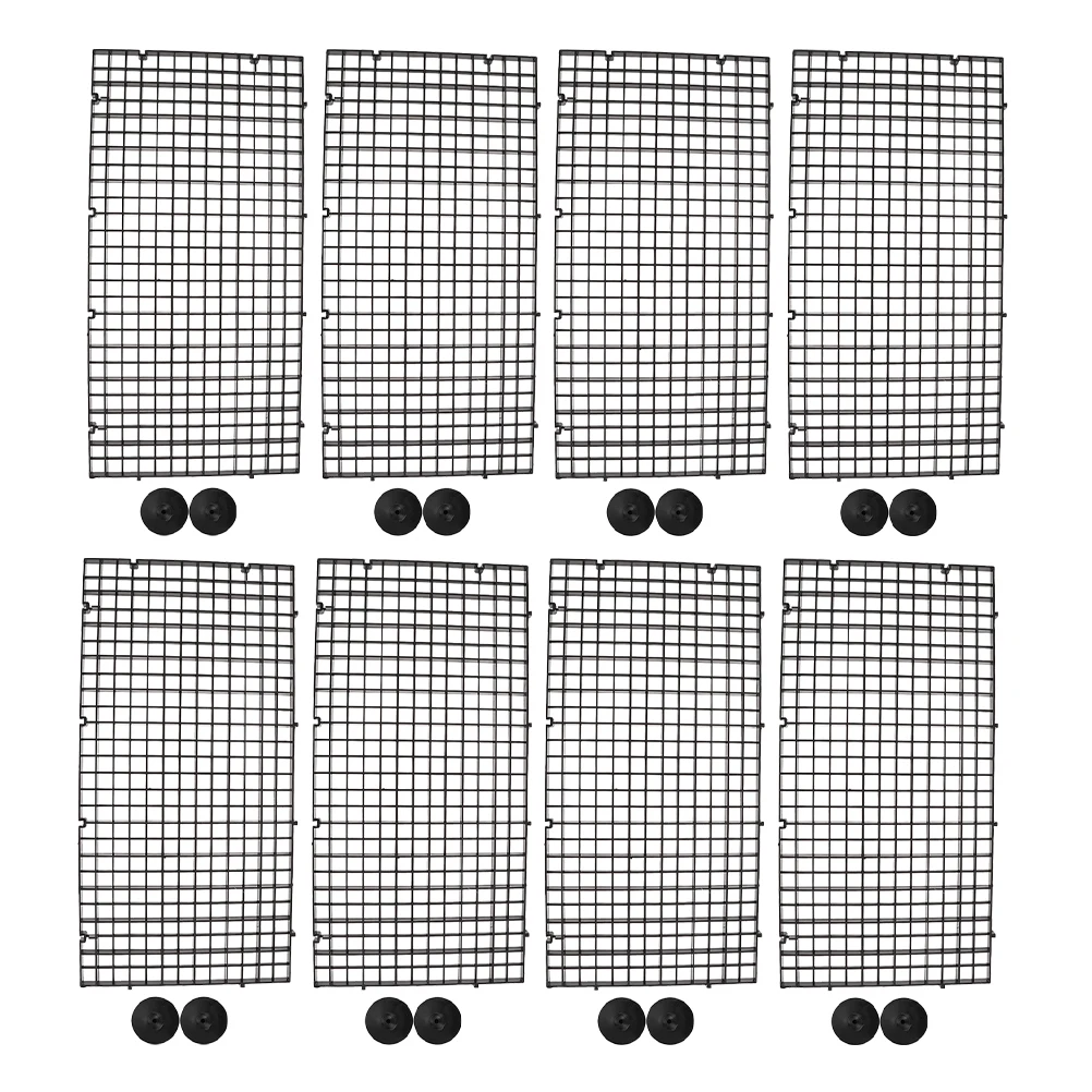 

Fish Tank Board PVC Divider Tray Fish Bottom Cover Aquarium Partition Plastic Grid Aquarium Divider Tray Plastic Grid Sheet