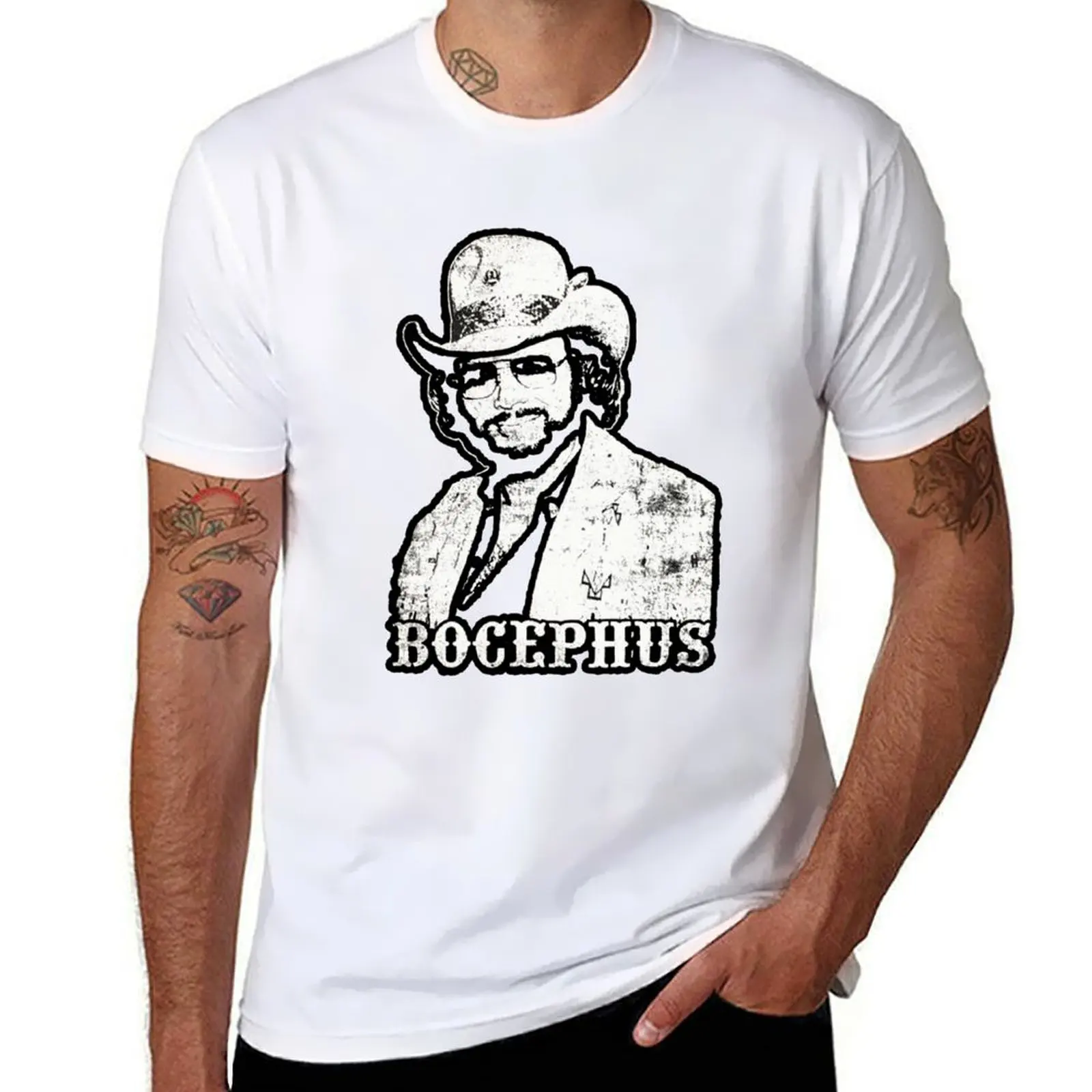 

Bocephus Hank Williams Jr T-Shirt t shirt personalised t shirt men 100% cotton luxury brand T-Shirt
