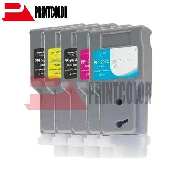 1x-pfi-207-mbk-pfi207-プレミアムカラー互換インクジェットインクカートリッジは、canon-ipf-680-685-780-785-ipf680-ipf780-プリンタ用です。