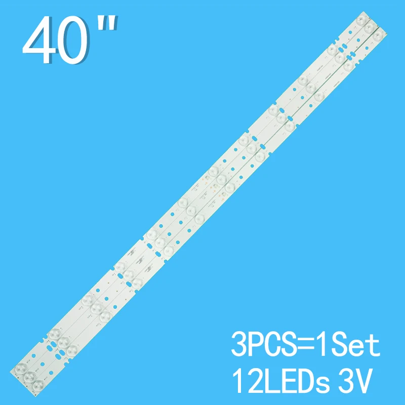 3pcs LED KJ40D12-ZC21FG-01 SJ.HZ.D4000602-2835AS-F 31.11.04D000005 KJ400M05 U400STR U4000STR/FH STV-LC40T700FL LED40FHD700UT2