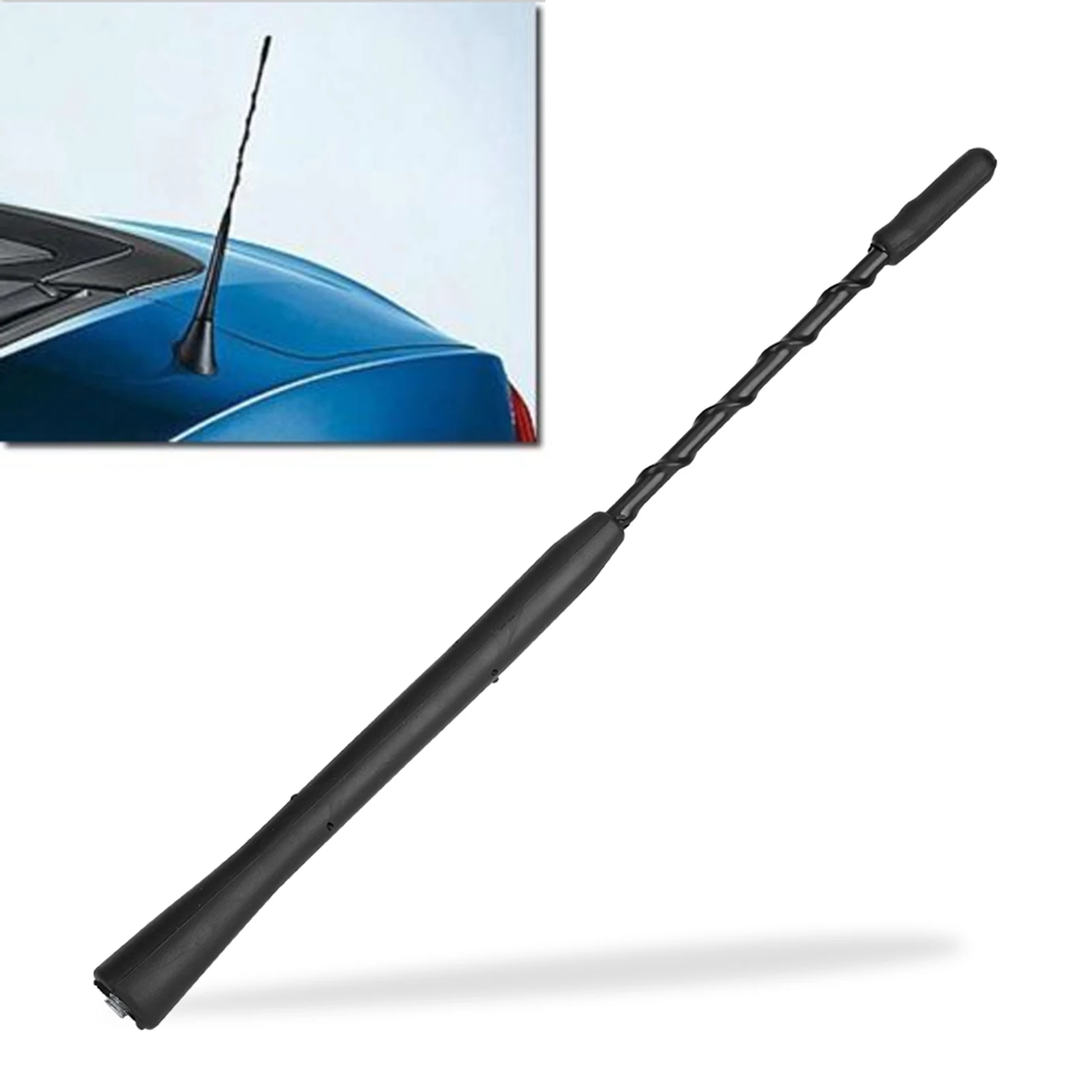 Mastro parafuso chicote telhado estilo fuba antena aérea para bmw vw toyota mazda base de rosca substituição direta para antena oem parafuso fácil