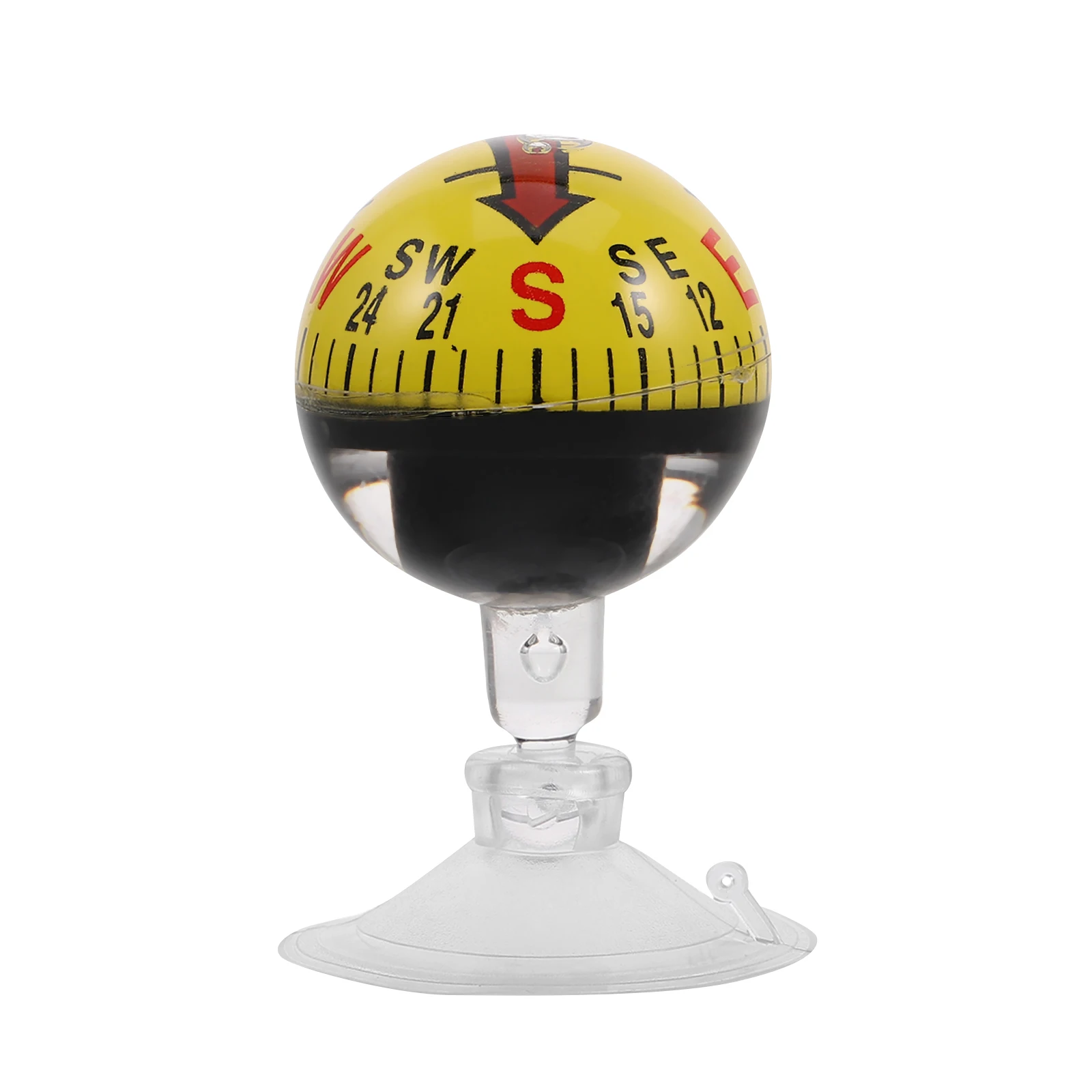 

Suction Cup Compass 38mm High Precision Portable Design for Car Boat and Hiking Navigation Reliable Attachment