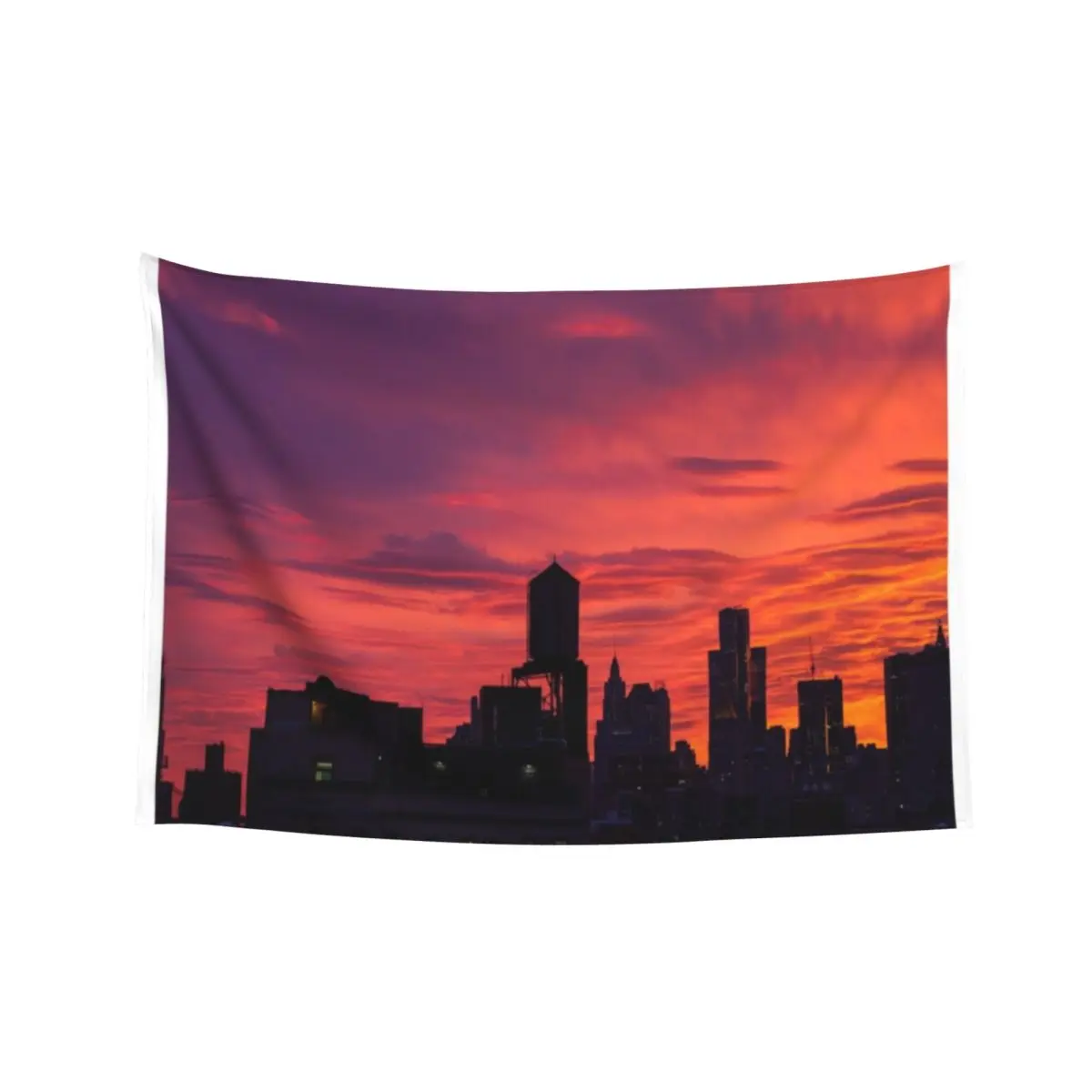 

City Sunset Tapestry Kawaii Room Decor Decoration For Rooms Bedroom Decorations Decoration Wall Tapestry