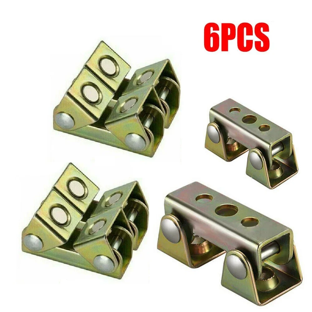 6Pcs V-Type Magnetic Welding Clamp Fixture Adjustable Magnet V-Pads For Door Casement Tools Hand Tools Metal Working Accessories