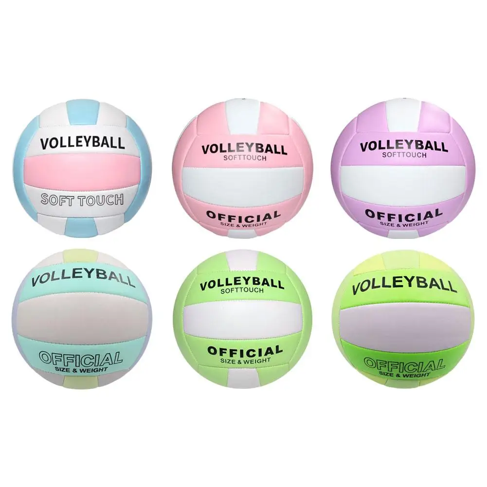 Soft Air Volleyball Volleyball Size 5 For Beach Outdoor Indoor PVC Camping Volleyball Game Training Ball