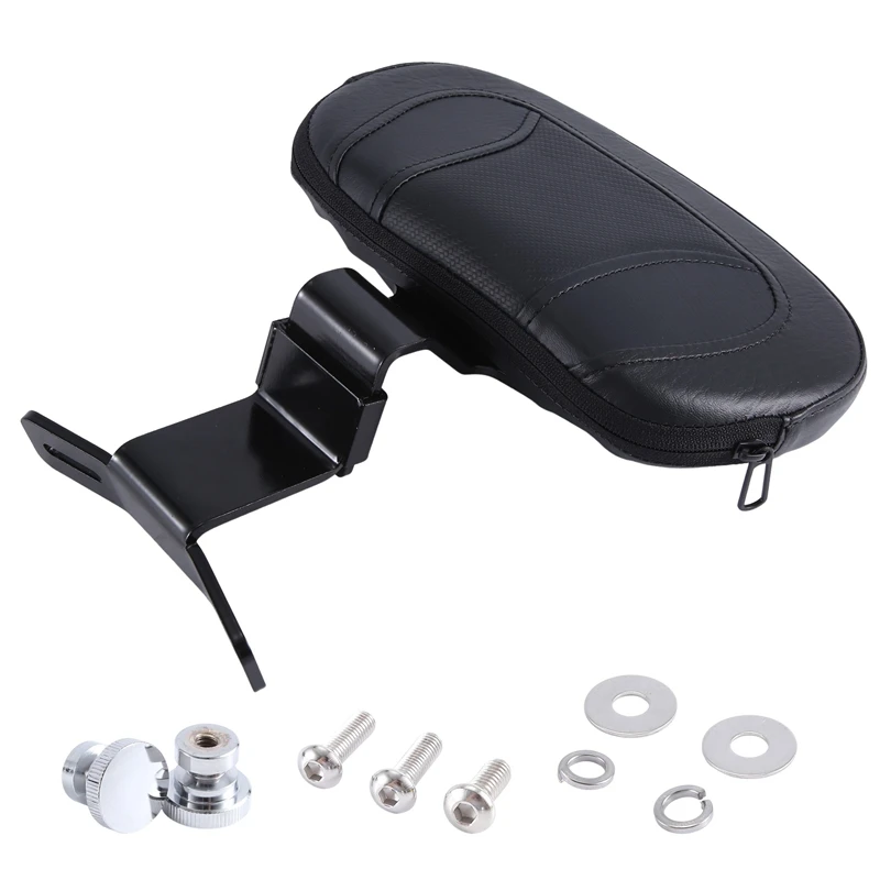 Backrest Cushion Waistrest Motorcycle Supplies Plastic Backrest For  Glide 09-23 Black