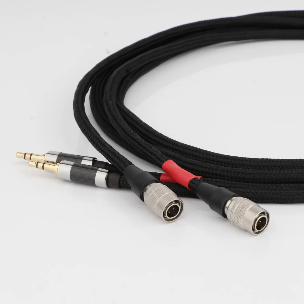 Preffair-Cable de auriculares Chapado en plata 7N OCC para altavoces MrSpeakers, sistema C, flujo CX, AEON, Noire RT, Planar Mag cerrado