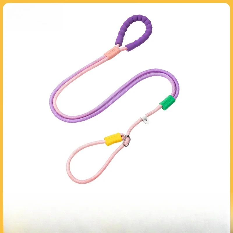 

P rope chain, dog leash, explosion-proof punch, small, medium and large dogs to prevent breaking free, training , neck