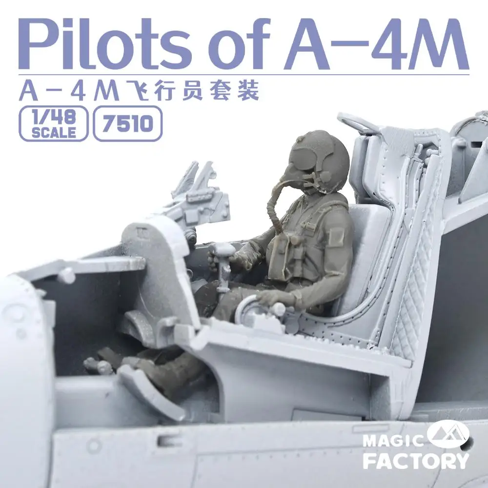 MAGIC FACTORY 7510 1/48 Pilots Of A-4M  Plastic Model Kit