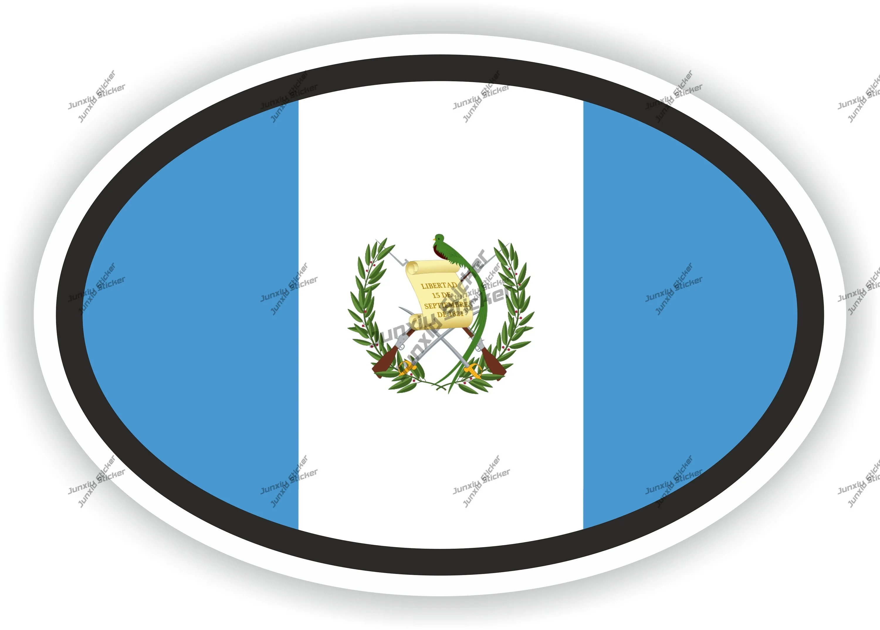 

Guatemala Flag Oval Sticker Accessory Cars Accessories Suv Fine Decal Trolley Case Motorcycle Helmet Wall Stickers Jdm Decals