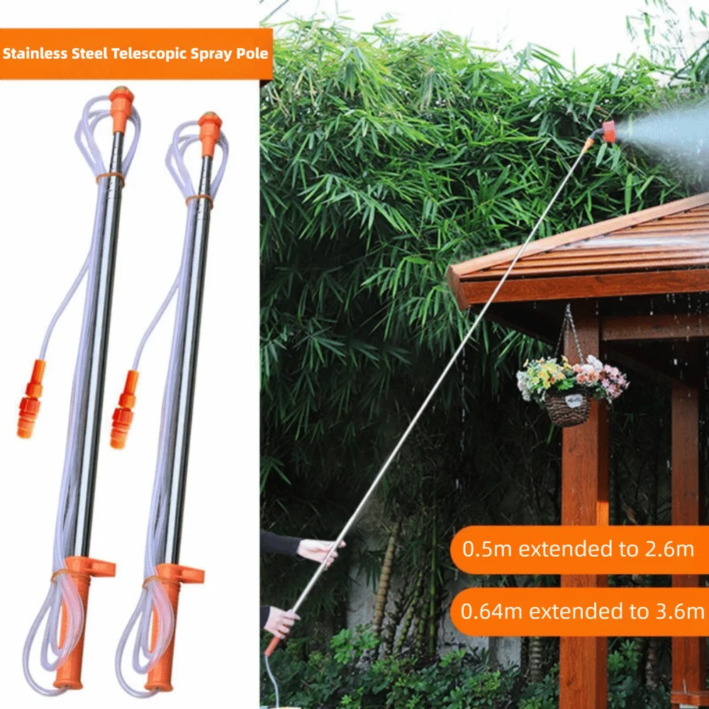 Durable Stainless Steel Sprayer Wand ABS Telescopic Bar Telescopic Sprayer Rod Agricultural Sprayer Wand Agricultural