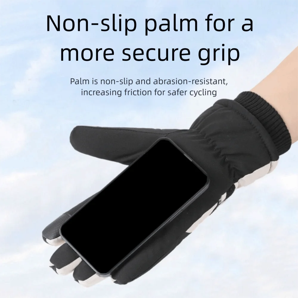 

Ветрозащитные и водонепроницаемые зимние перчатки для активного отдыха, мотоциклетные перчатки с сенсорным экраном, утепленные, для езды на велосипеде