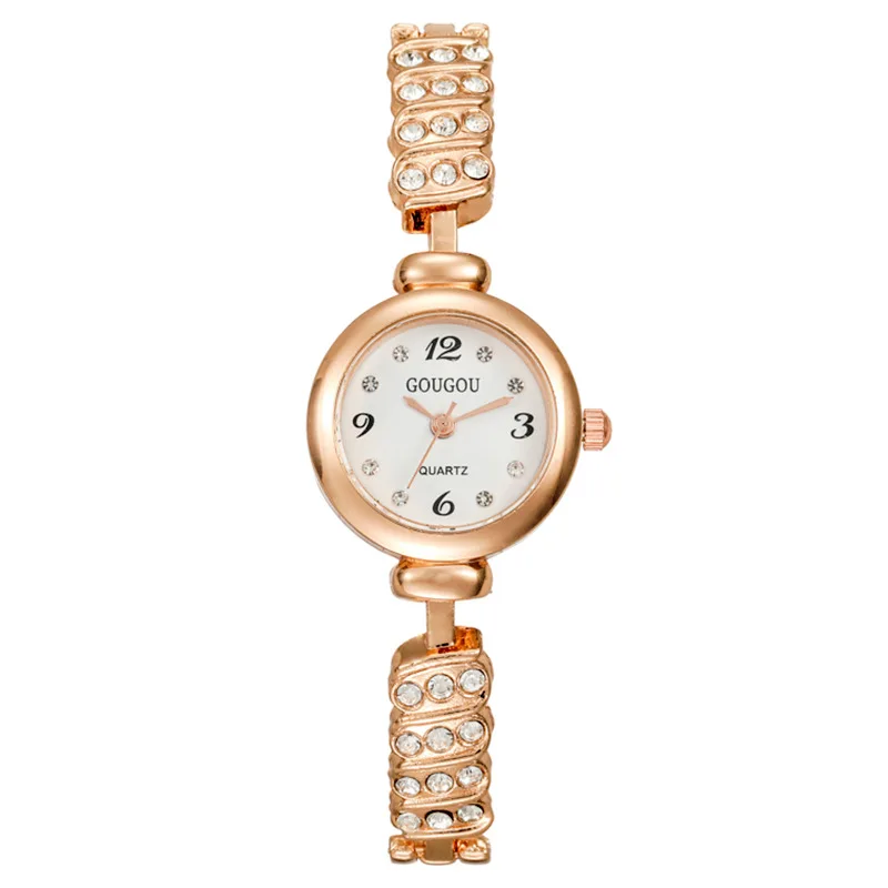 Women's Quartz Watch Fashion Digital Diamond Encrusted Fashion Digital Female Watches Casual Ladies Watch Daily Wear Girl Gifts