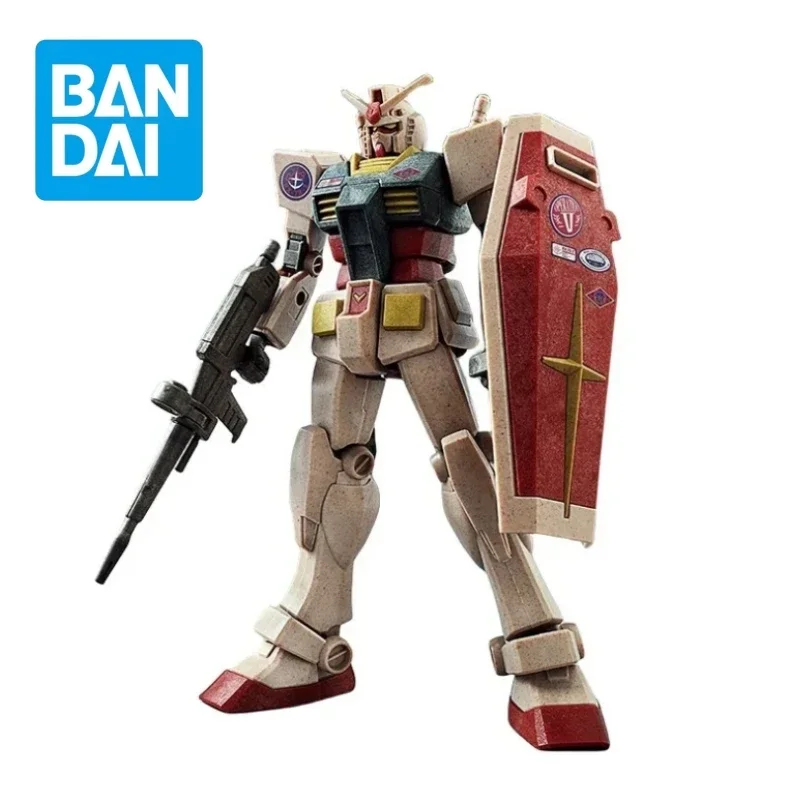 

Genuine Bandai Anime Gundam EG 1/144 Rx-78-2 VINTAGE COLOR Assembled Model Toys Movable Doll Gifts Collection Decoration Boys