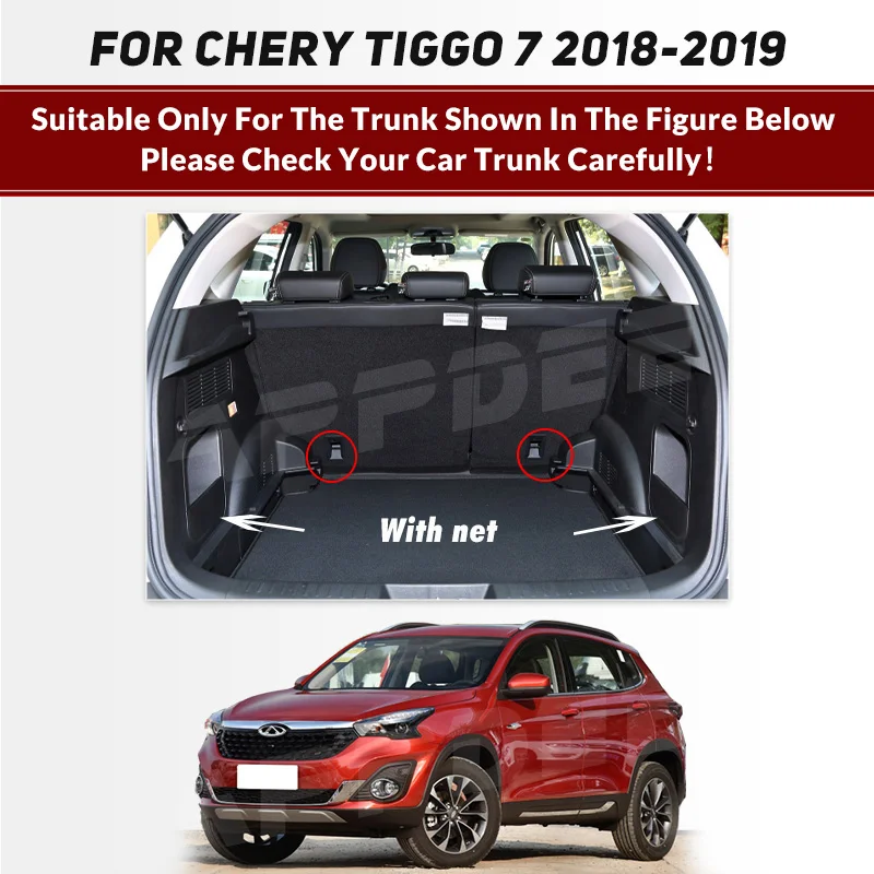 Car Trunk Mat For Chery Tiggo 7 2018 2019 Custom Car Accessories Auto Interior Decoration